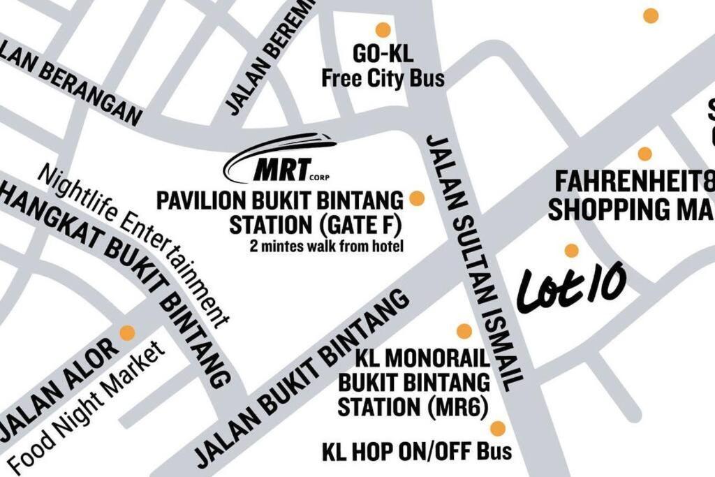 Bukit Bintang Fairlane 1412 For 1-5pax 1br Trx Pavilion Kl *